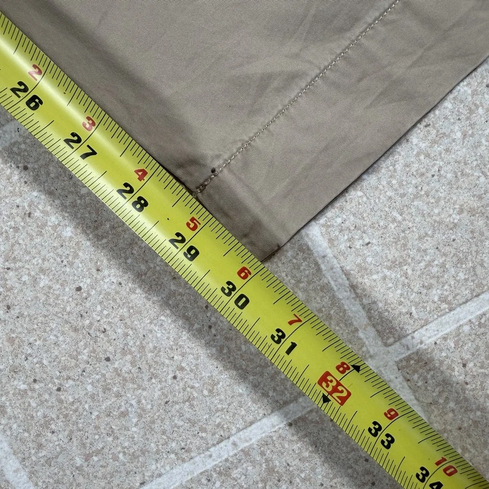 VTG Polo Ralph Lauren Chino Pants Mens 40x30 Khaki Suffield Straight Pony Preppy